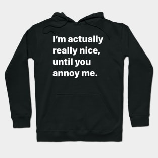 I’m Actually Really Nice Hoodie